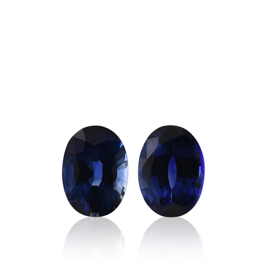 2,45 Karat blauer ovaler Saphir aus Sri Lanka