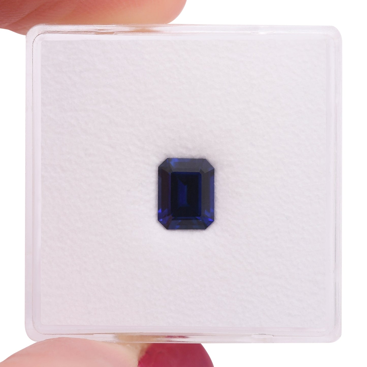 0,98 Karat blauer Smaragd-Saphir aus Sri Lanka