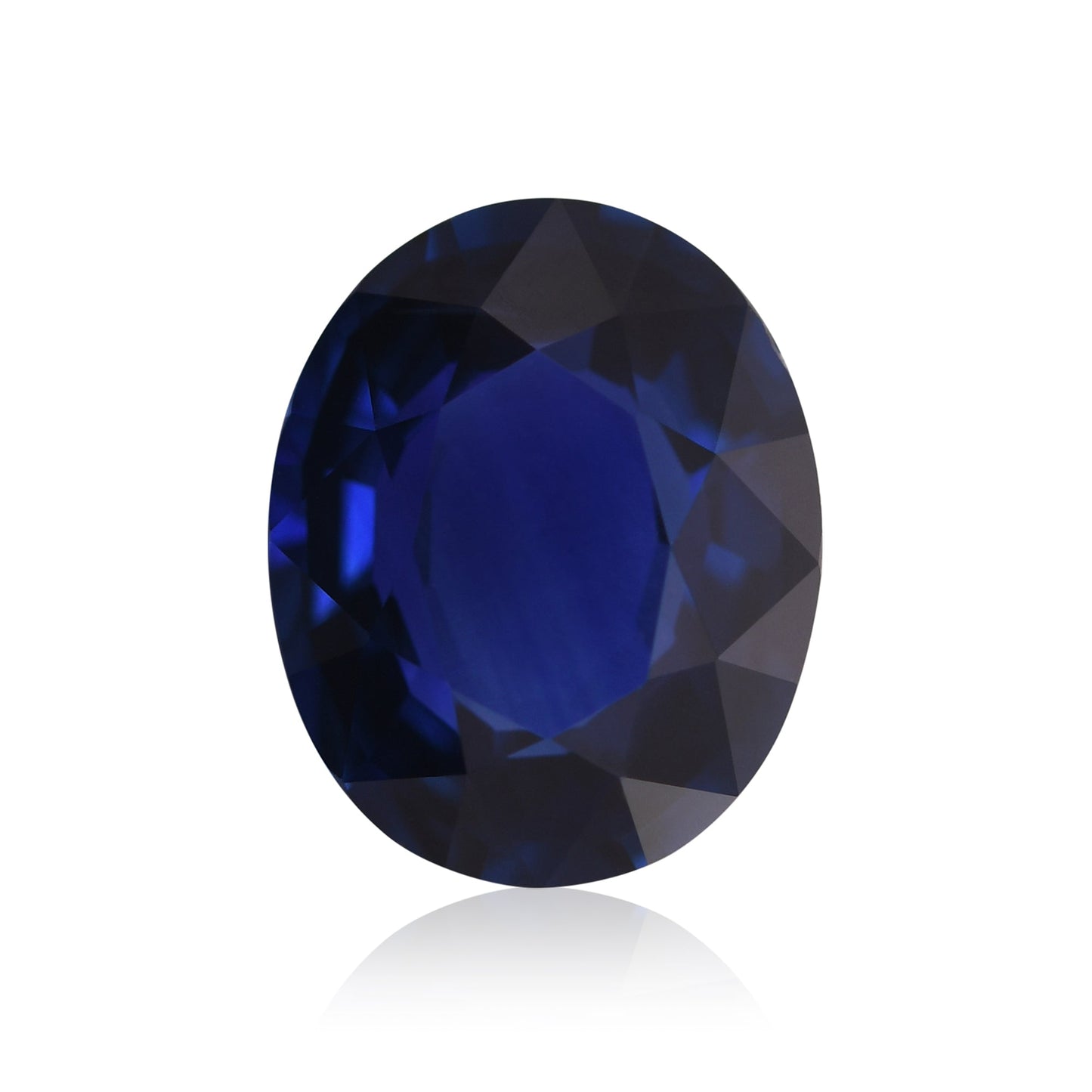 5,04 Karat blauer ovaler MADAGASCAR-Saphir AGL