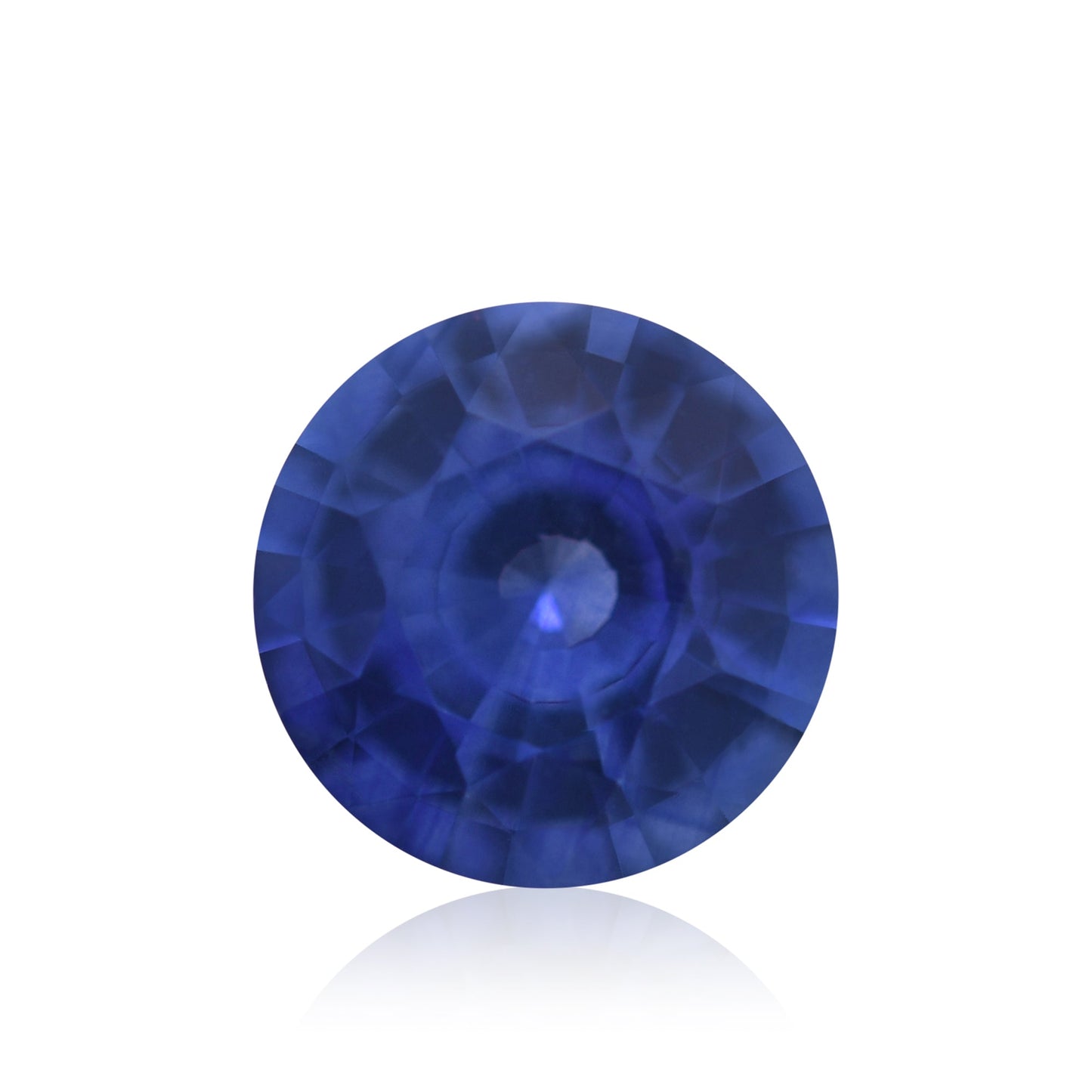 1,38 Karat blauer runder Saphir aus Sri Lanka, GIA-geprüft