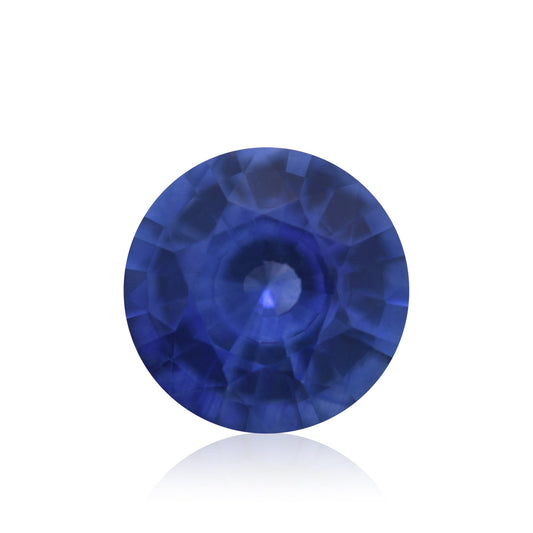 1,38 Karat blauer runder Saphir aus Sri Lanka, GIA-geprüft