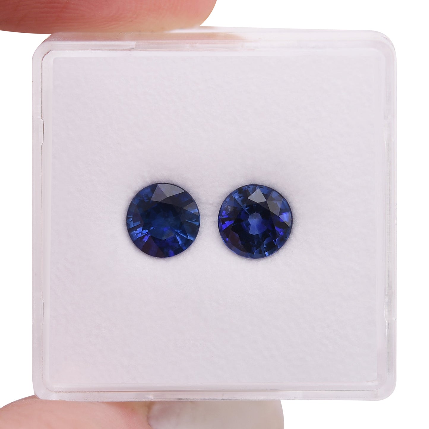 1,78 Karat blauer runder Saphir aus Sri Lanka