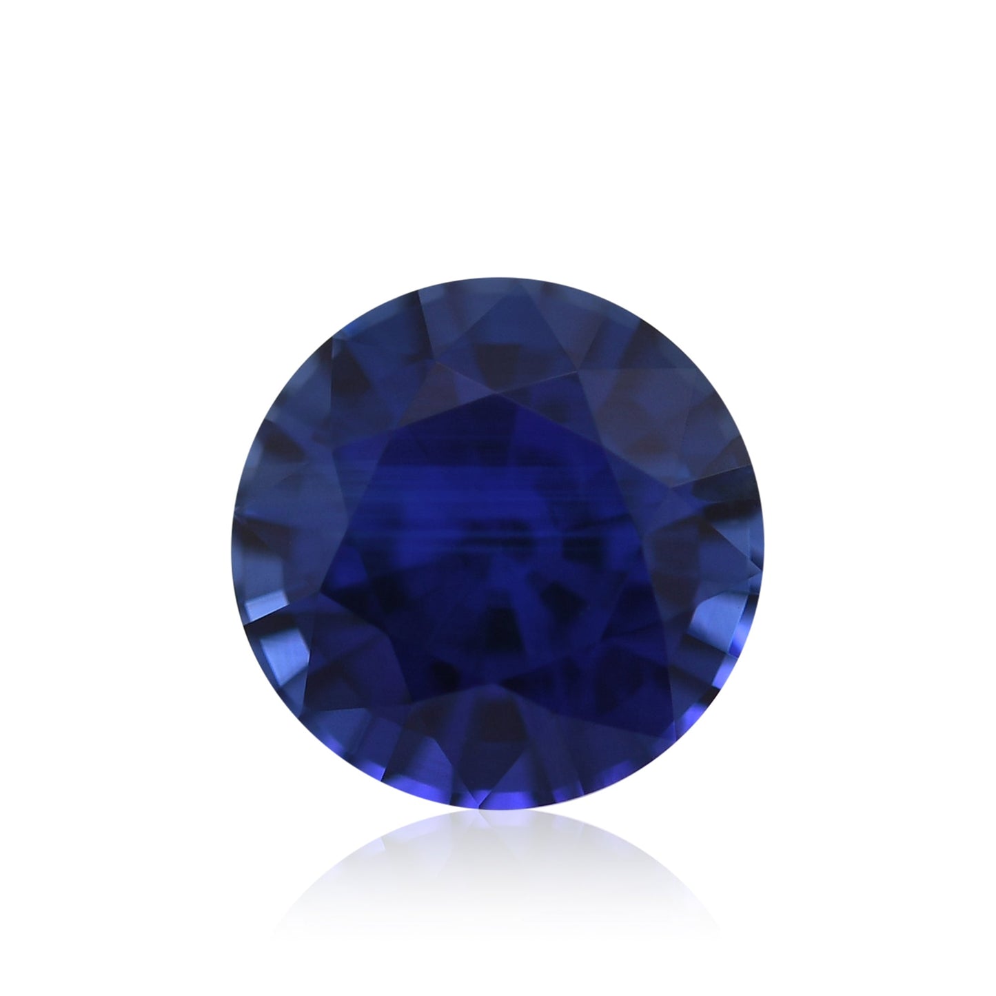 1,18 Karat blauer runder Saphir aus Sri Lanka