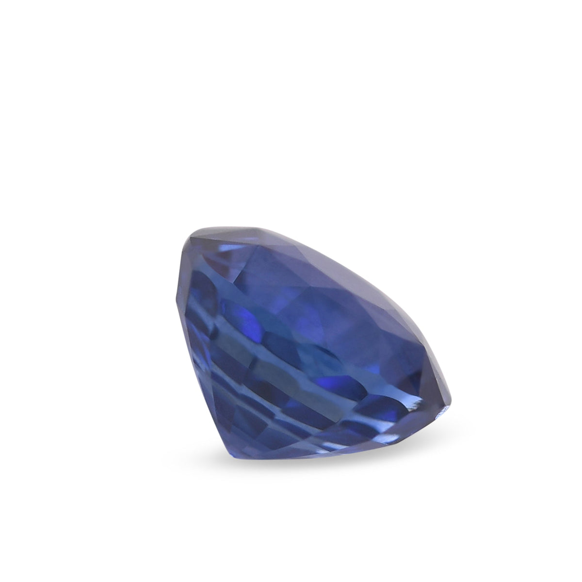 1,52 Karat blauer runder Saphir aus Sri Lanka