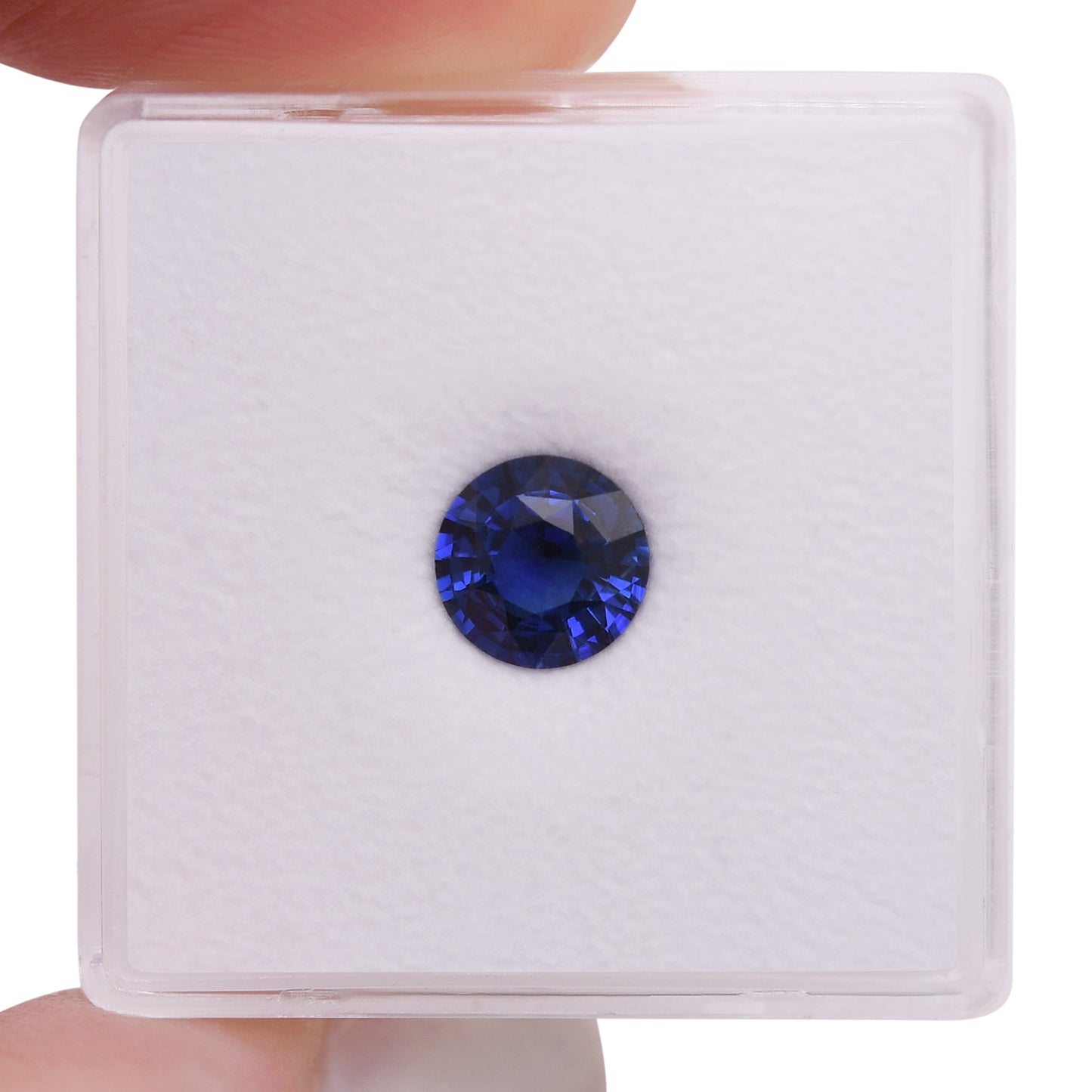 1,14 Karat blauer runder Saphir aus Sri Lanka, GIA-geprüft
