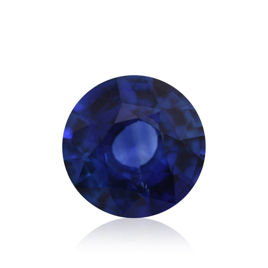 1,07 Karat blauer runder Saphir aus Sri Lanka, GIA-geprüft