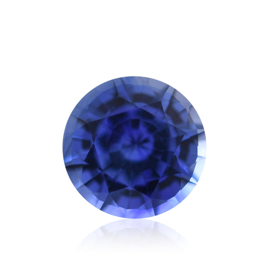 0.70 Carat Blue SRI LANKAN Round Sapphire