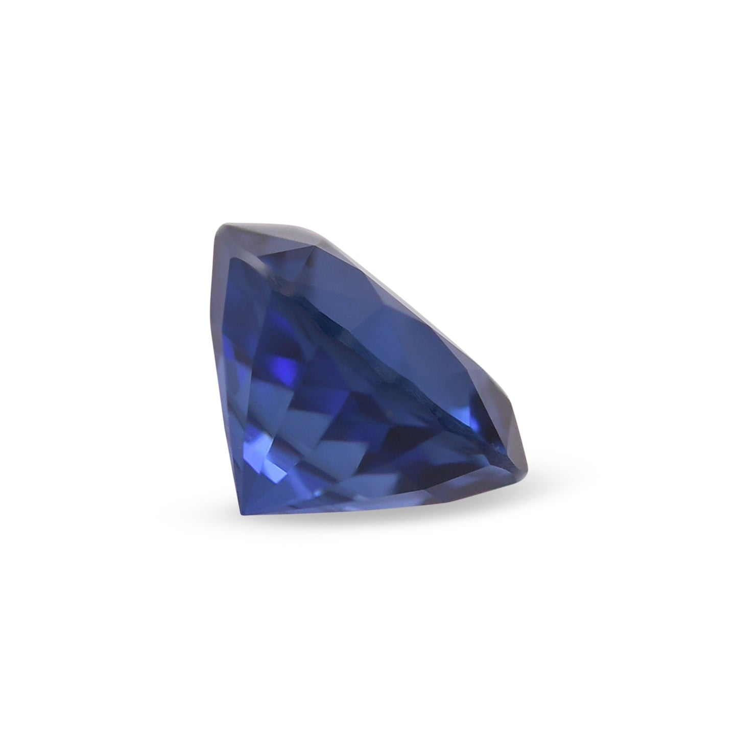 0,82 Karat blauer runder Saphir aus Sri Lanka