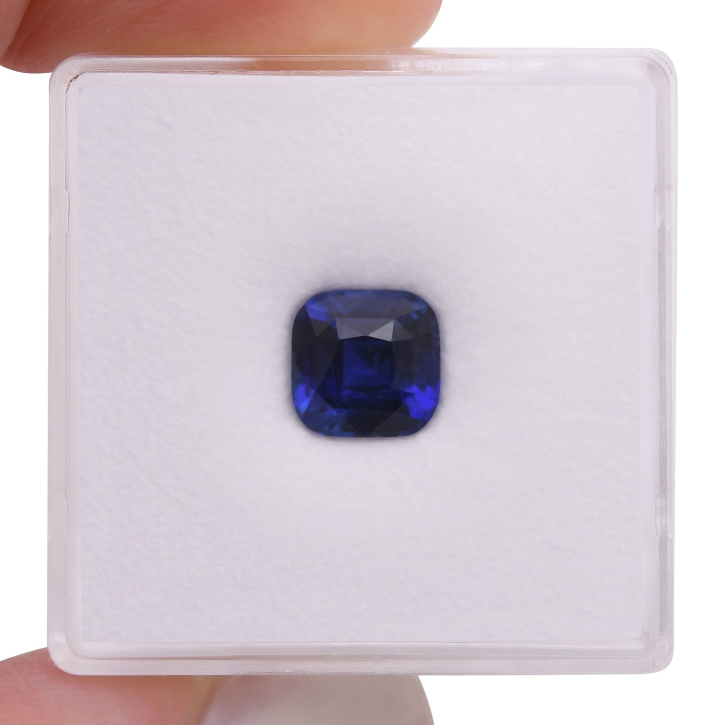 2,05 Karat blauer Kissen-Saphir aus Sri Lanka
