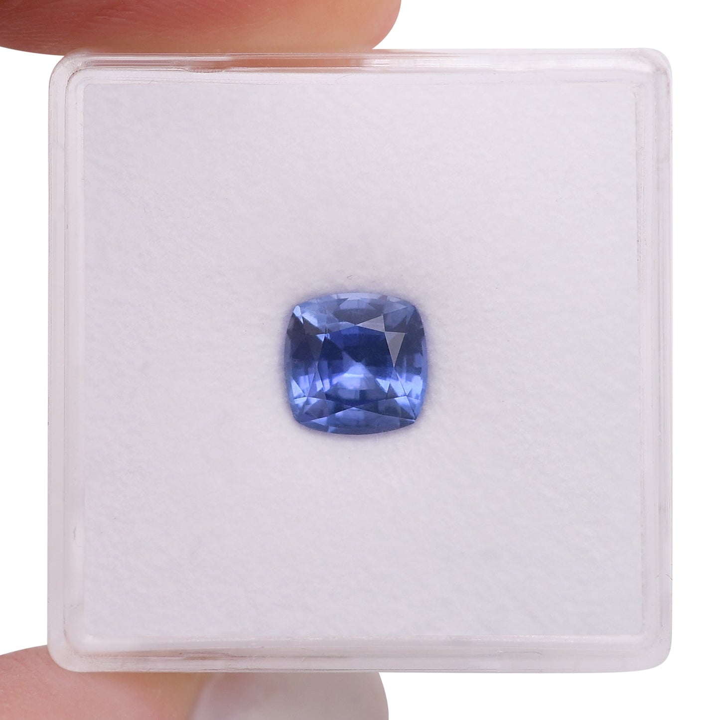 1,68 Karat blauer Kissen-Saphir aus Sri Lanka