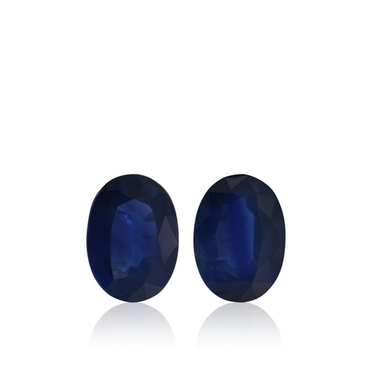 2,04 Karat blauer ovaler Saphir aus Thailand