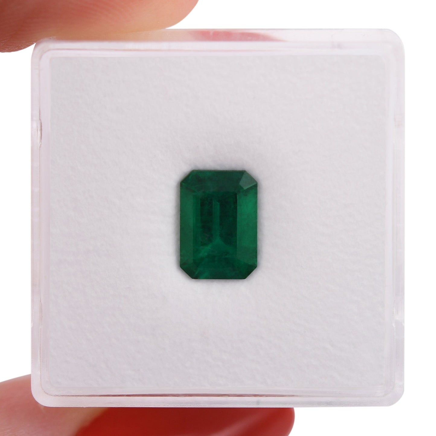 1,34 Karat grüner kolumbianischer Smaragd (Smaragd-CD)