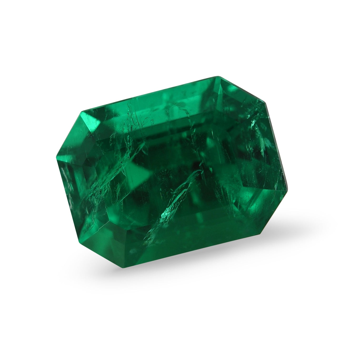 4.08 Carat Green COLOMBIAN Emerald Emerald CD