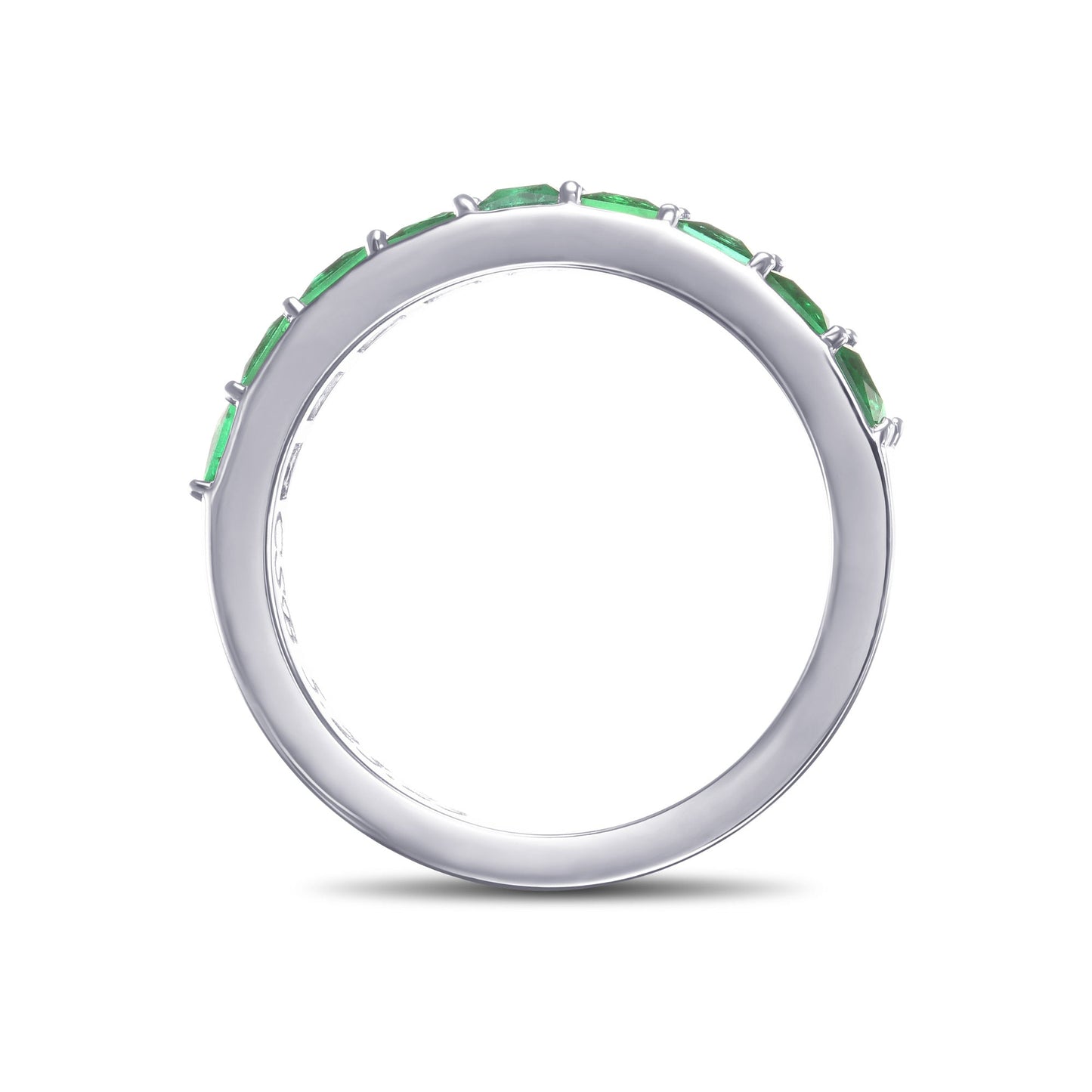 Emerald Princess Band Ring