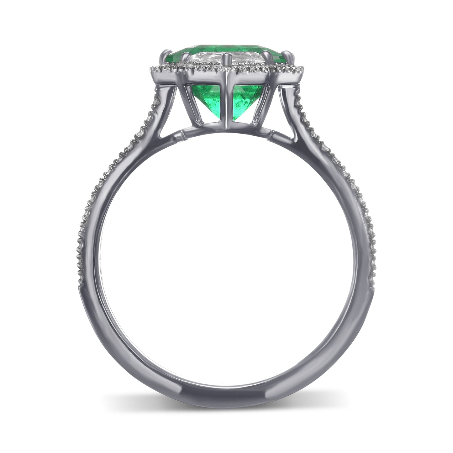 Muzo Smaragd- und Diamant-Couture-Ring