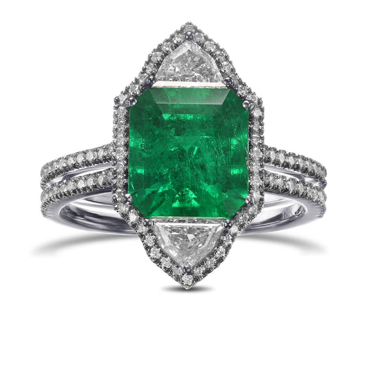 Muzo Smaragd- und Diamant-Couture-Ring