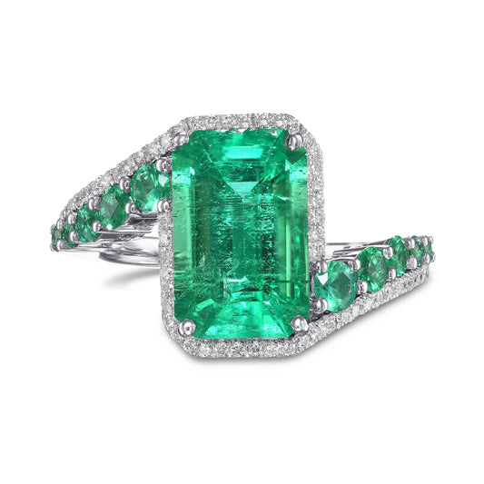 Couture Muzo Smaragd- und Diamantring
